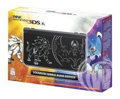 New Nintendo 3DS XL Solgaleo Lunala Black Edition - Console